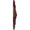 Ekena Millwork Chester Ceiling Medallion (Fits Canopies up to 2 1/4"), 15 3/4"OD x 1 7/8"P, Brushed Mahogany CM15CHBMF - alternate 4